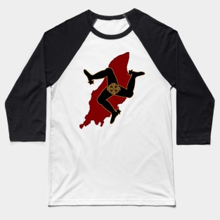 3 Legs Of Isle of Man Baseball T-Shirt